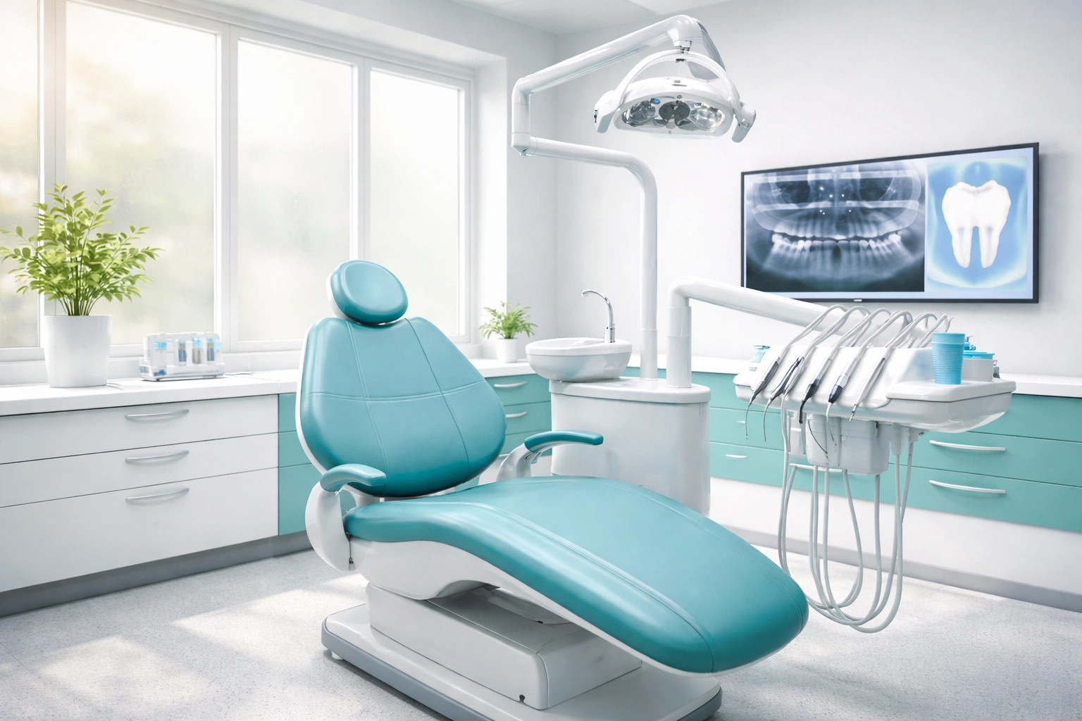 Modern dental clinic interior